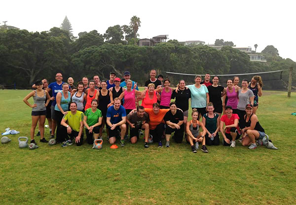 $59 for Five Weeks of Outdoor Fitness Bootcamps – Up to Three Sessions Per Week at 15 Locations Auckland-Wide (value up to $160)