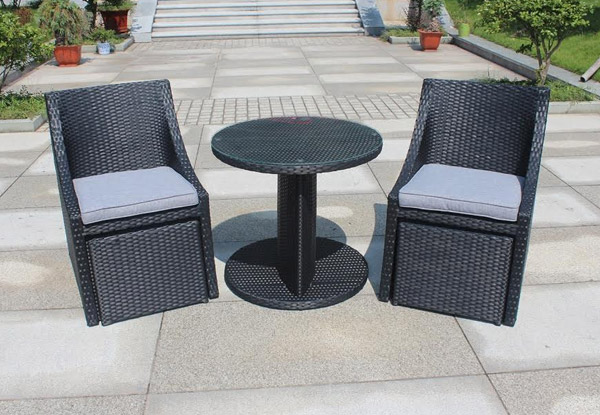 $699 for a Seven-Piece Stackable Outdoor Furniture Set