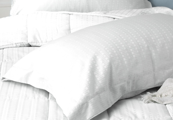 Binary 500TC Cotton Jacquard Comforter - Three Sizes Available