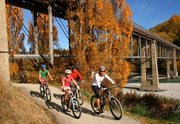 $159 for Two People, $238 for Three People or $299 for Four People for a Half-Day Supported Cycle Tour incl. Gibbston Valley Winery Tasting (value up to $556)