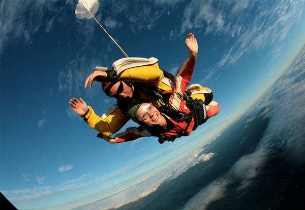 From $245 for a 12,000ft Tandem Skydive or From $335 for 15,000ft – Options Available for Two People