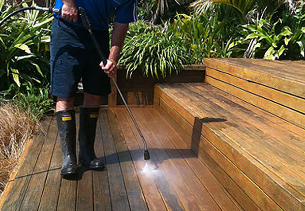 From $90 for Up to 50, 100, 200 Square Metres of Deck Cleaning (value up to $700)