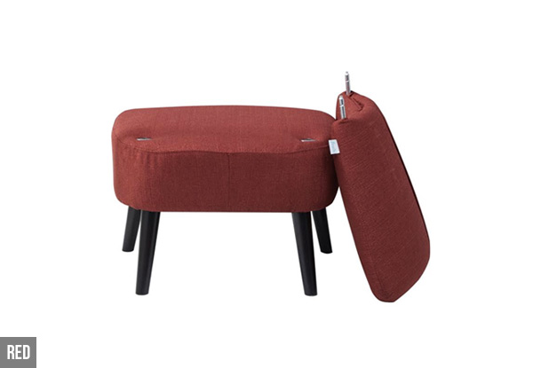 $129 for Anita Occasional Fabric Lounge Chair Available in Two Colours