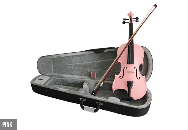 $64 for a Violin with Accessories - Available in Six Sizes & Three Colours