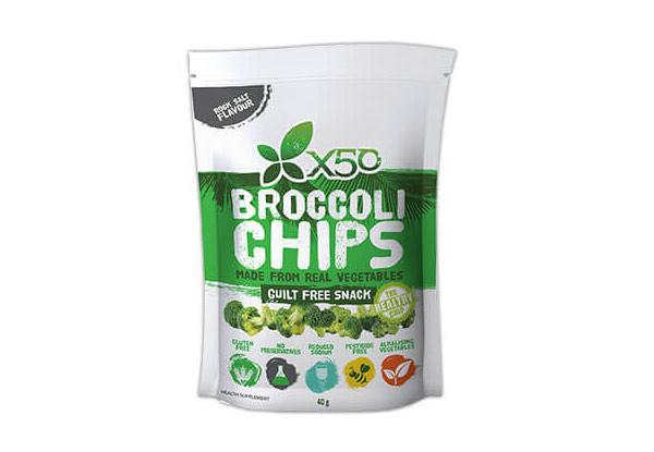 $59 for 60 Sachets of Green Tea X50 with Bonus Broccoli Chips and Two Skinny Protein Single Serves