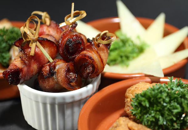 $49 for Shared Tapas, Two Mains & a Shared Dessert for Two – Options for up to Eight People