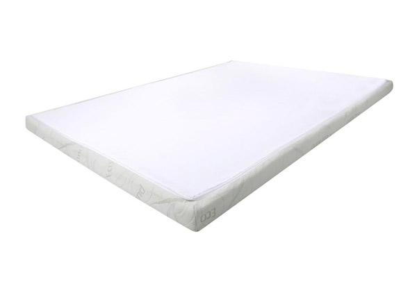 Memory Foam Topper with Bamboo Covering