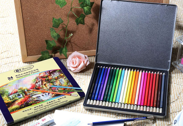 $39 for a 72-Piece Watercolour & Oil Colouring Pencil Set