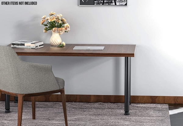 Adjustable Metal Office Desk Legs - Four Sizes Available