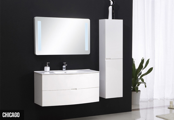 From $299 for a Wall Hung Bathroom Vanity – Five Styles Available