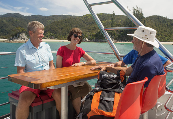$40 for an Adult Awaroa Abel Tasman Vista Cruise or Cruise & Walk or $24 for a Child (value up to $80)