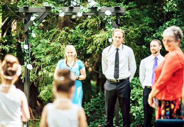 $2,000 for the Ultimate Wedding Package incl. Photographer, Celebrant & Giant Game Hire