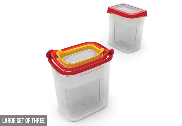 From $19 for a Joseph Joseph Storage Container Set - Available in Two Sizes