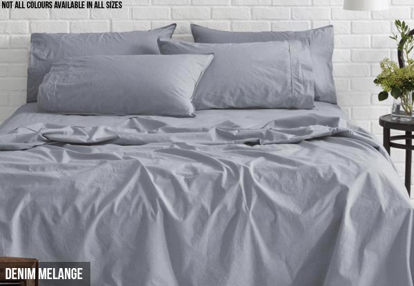 From $79.95 for Canningvale Vintage Softwash Sheets incl. Nationwide Delivery (value up to $351.99)