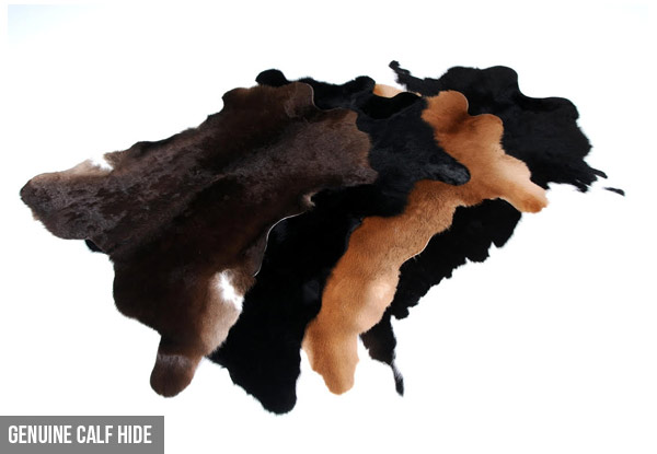 $89 for a Genuine Calf Hide Rug or $499 for a Large Genuine Cowhide Rug or Patchwork - Pick-Up in Christchurch