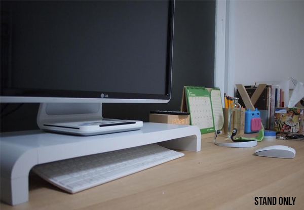 $29 for a CUBICS Modular Computer Monitor Stand – Two Colours Available