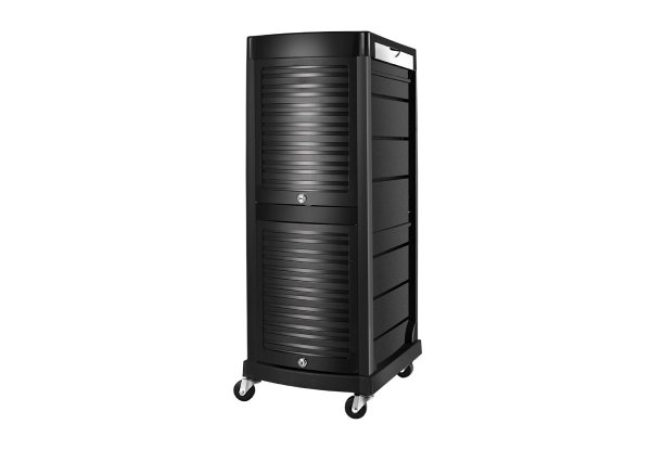 Seven-Tier Hairdressing Salon Storage Rolling Trolley Cart with Six Trays