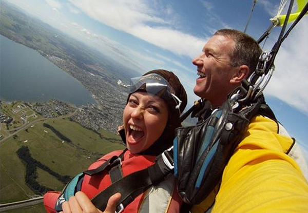 From $245 for a 12,000ft Tandem Skydive or From $335 for 15,000ft – Options Available for Two People