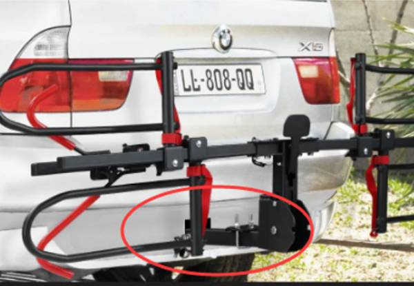 Two-Piece Car Ebike Rack with Lock - Two Styles Available