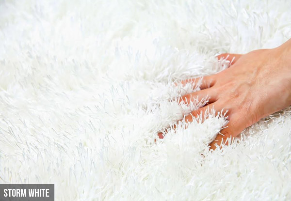 From $139 for a Storm Thick Shaggy Rug — Three Sizes & Five Colours Available