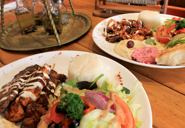 $27.50 for Lunch or Dinner Mains for Two People - Options for up to Eight People (value up to $200)