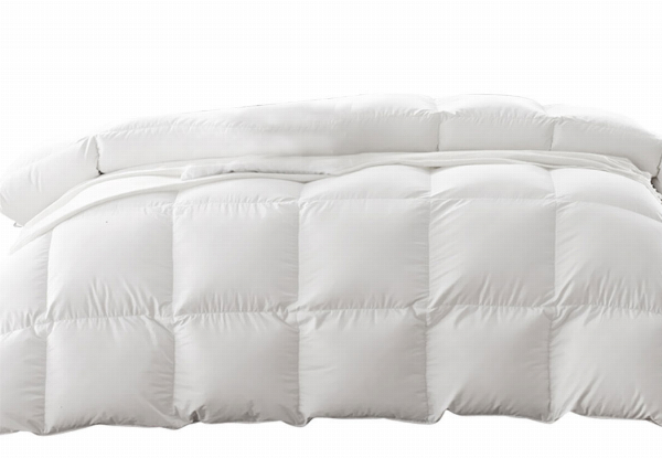 DreamZ 200GSM Duck Down Feather Quilt Duvet Blanket - Available in Six Sizes