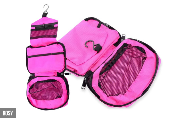$12 for a Travel Make-Up Bag, or $20 for Two - Available in Three Colours