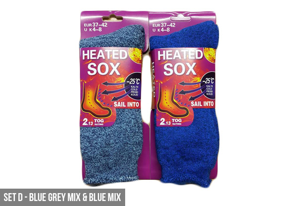 $20 for Two Pairs of Thermo Fleece Sox – Four Options Available with Free Shipping