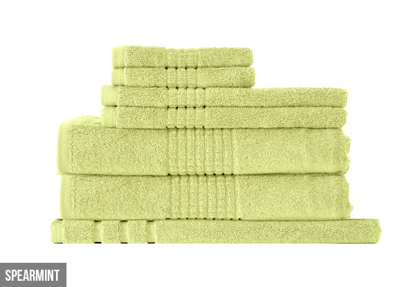 $59 for a Renee Taylor Mosaic Two-Ply 100% Egyptian Cotton Seven-Piece Towel Set 650gsm or $109 for Two Sets  - Free Shipping (value up to $307.90)