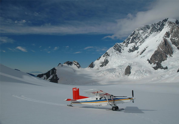 $69 for a 10-Minute Scenic Overflight, $199 for a 35-Minute Scenic Flight & Glacier Landing, or $369 for a 65-Minute Flight & Double Glacier Landing