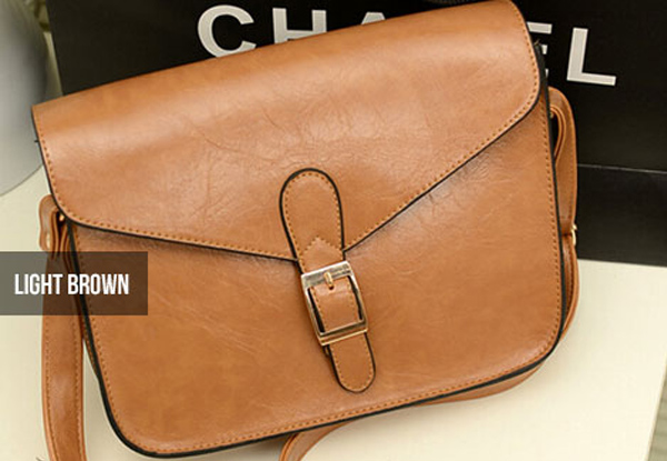 $15 for a Vintage-Style Satchel Bag – Available in Seven Colours