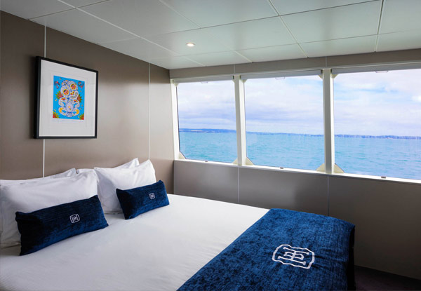 $199 Per Person Twin Share for an Overnight Cruise in an Oceanview Cabin incl. Cheese Platter, Three-Course Dinner, & a Full Cooked & Continental Breakfast – Trips available in November, December & January (value up to $299)