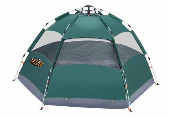 Four-Man Instant Pop-Up Beach Tent - Two Colours Available