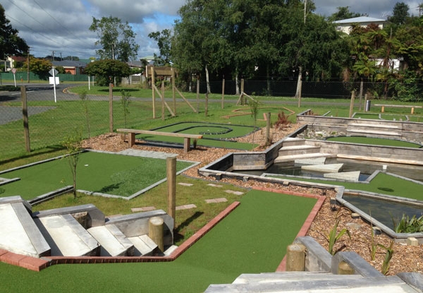 $8 for 18 Holes of Mini Golf for All Ages incl. a Coffee, Hot Chocolate or Cold Drink (value up to $16)