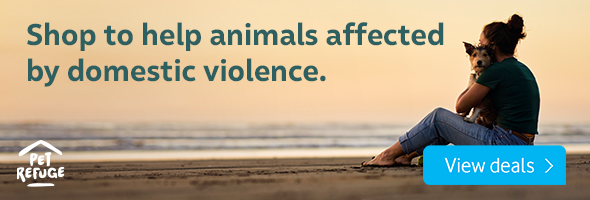 Shop to help animals affected by domestic violence.