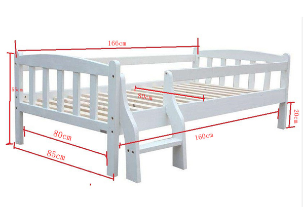 $199 for a Quality NZ Pine Kids' Bed with Ladder or $295 to incl. an Innersprung Mattress