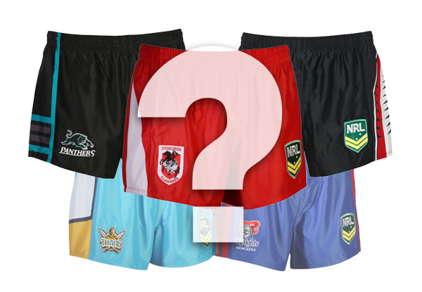 $84.99 for a Five-Pair ISC NRL Shorts Lucky Dip - Adults or Kids Sizes Available with Free Shipping