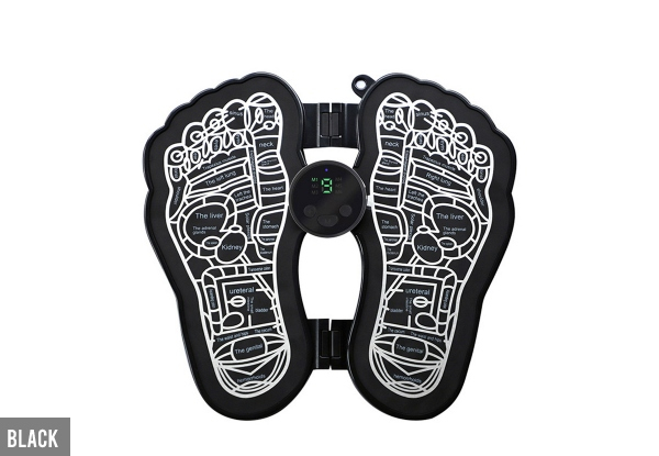 Electric Foldable Foot Mat Massager - Two Colours Available