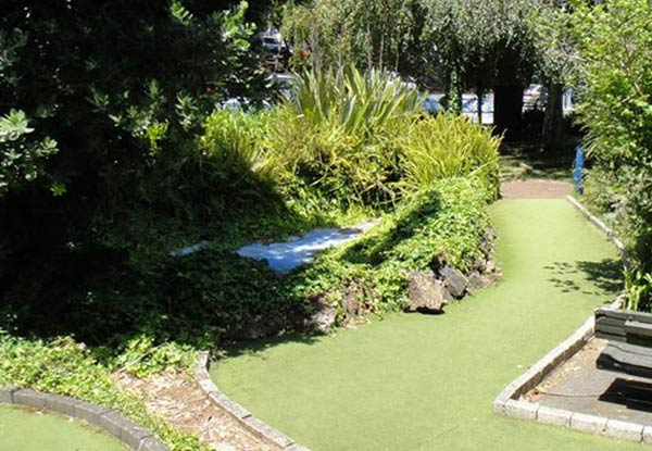 55% off 36 Fun Filled Holes of Mini Golf- Options for Adults & Kids (value up to $18)