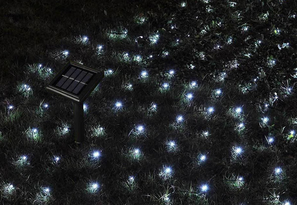 $26.90 for 240-LED Water-Resistant Solar Net Fairy Lights with Mood Creation Function