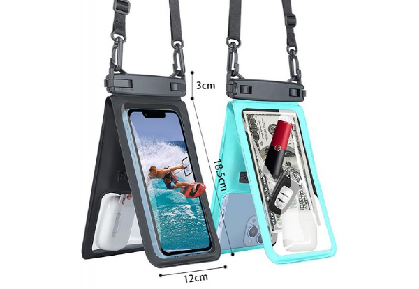 Water-Resistant Double Capacity Phone Bag - Three Colours Available