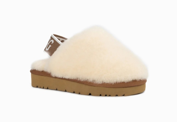 Ugg Kids Riana Fluff Slide - Available in Two Colours & Four Sizes