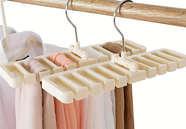 Foldable Belt Storage Hanger with Slot - Three Colours Available