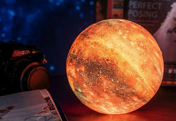 3D Printed Moon Galaxy Star Night Lamp