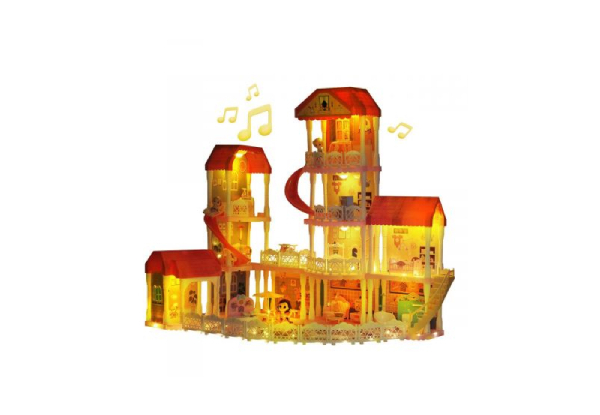 Doll House Playset with Light & Music - Two Options Available