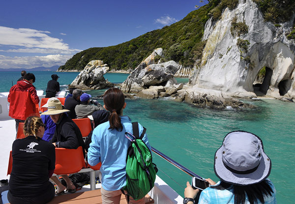 $40 for an Adult Awaroa Abel Tasman Vista Cruise or Cruise & Walk or $24 for a Child (value up to $80)