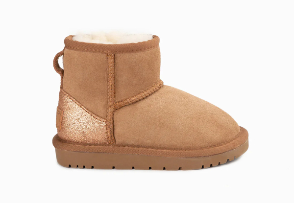 Ugg Kids Classic Mini Glitz Boots - Available in Two Colours & Six Sizes