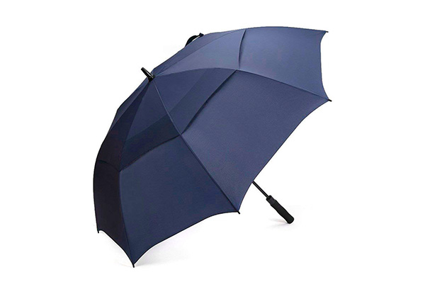 Double Canopy Automatic Umbrella - Two Colours Available & Option for Two-Pack
