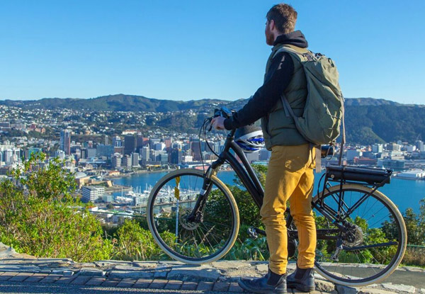 $45 for a Full-Day Electric Bike Hire with Your Choice of Burger at the Chocolate Fish Cafe or $89 for Two People – Options Available for Bikes Only (value up to $186)