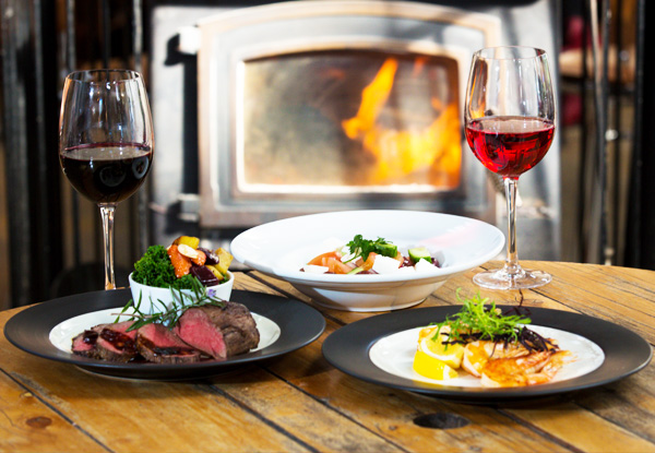 $35 for the Chef's Selection for Two People – Three Seasonal Plates & Two Glasses of Clearview Estate Wine (value up to $70.40)